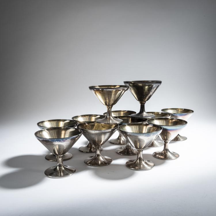 Bild 1 zu Objekt, Set of twelve dessert bowls, c. 1936, Gio Ponti, Krupp, Arthur, Mailand, 151B 483