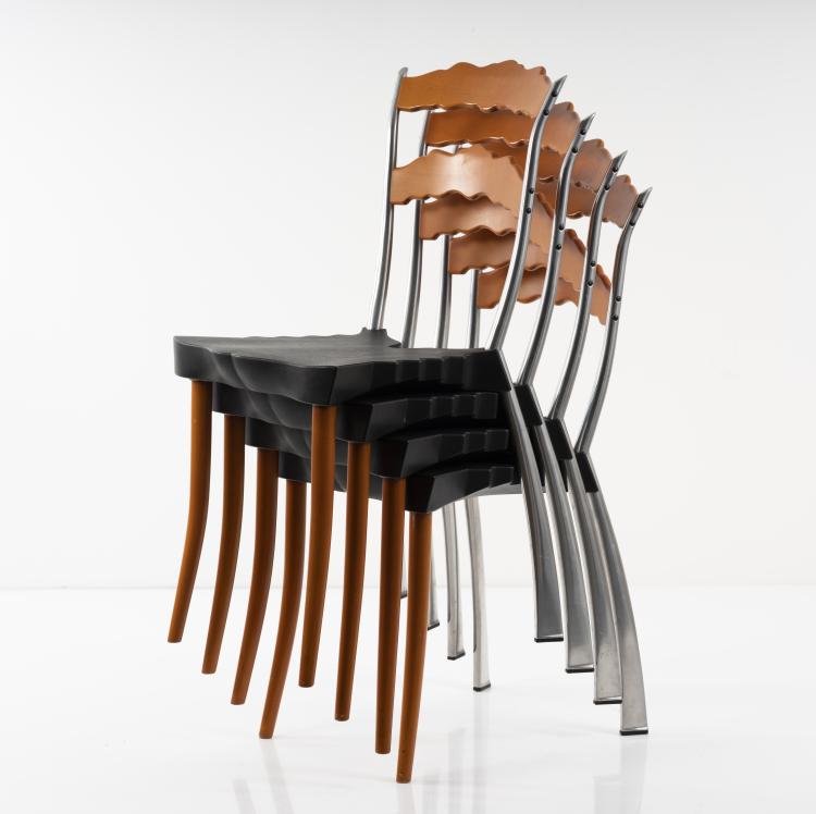 Bild 8 zu Objekt, Set of four 'Sedlak' chairs, 1992, Bořek &Scaron;&iacute;pek, Vitra Design, Weil am Rhein, 151B 597