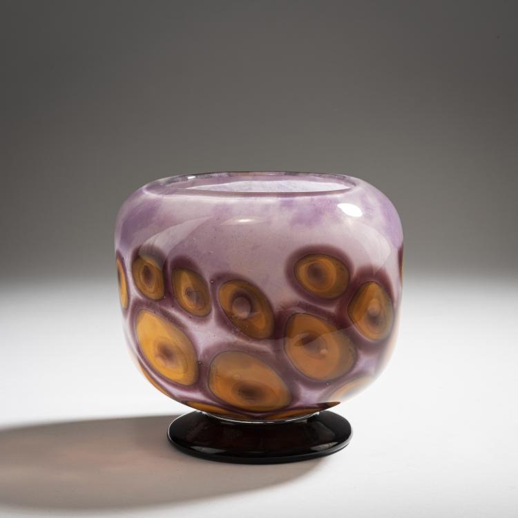 Hauptbild zu Objekt, Vase 'Love' aus der 'Cloisonn&eacute;'-Serie, 1925-28, Schneider, Epinay-sur-Seine, 150B 258