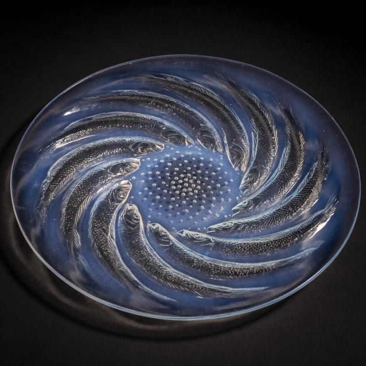 Bild 1 zu Objekt, Platte 'Poissons N&deg; 1', 1931, Ren&eacute; Lalique, Lalique, Ren&eacute;, Wingen-sur-Moder, 150A 77
