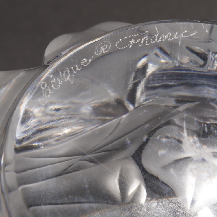 Bild 6 zu Objekt, Three vases '&Eacute;pis', 1932, 'Feuilles', 1934 and 'Hedera', 1980, Marc Lalique,Ren&eacute; Lalique, Lalique, Ren&eacute;, Wingen-sur-Moder, 150A 101