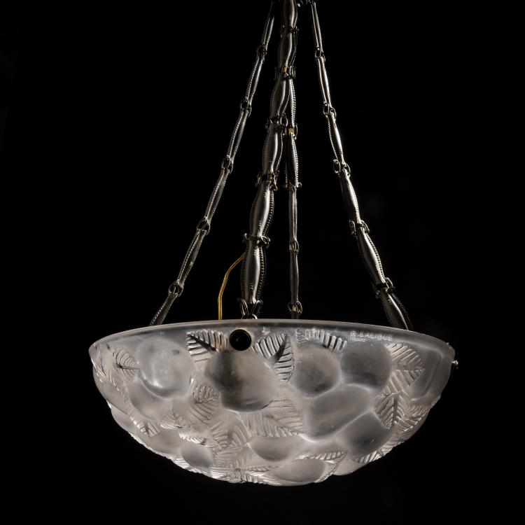 Bild 1 zu Objekt, 'Lausanne' ceiling lamp, 1929, Ren&eacute; Lalique, Lalique, Ren&eacute;, Wingen-sur-Moder, 150A 62