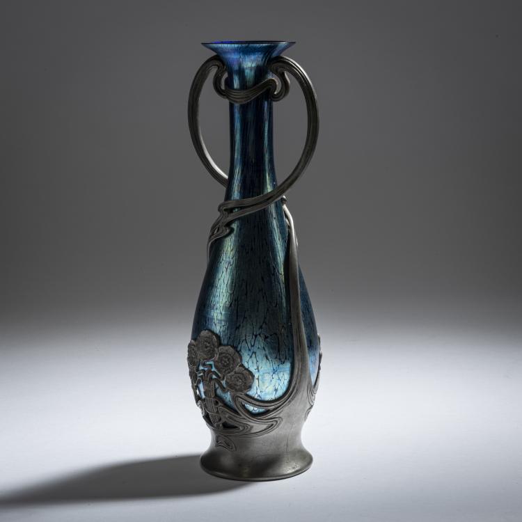 Bild 1 zu Objekt, Henkelvase 'Papillon', 1901, L&ouml;tz Wwe., Klosterm&uuml;hle, 150B 294