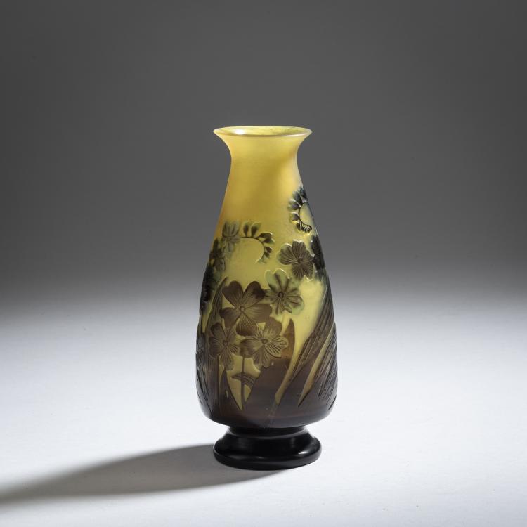 Hauptbild zu Objekt, Vase with flowers, 1906-14, Gall&eacute;, Etablissements, Nancy, 150B 191