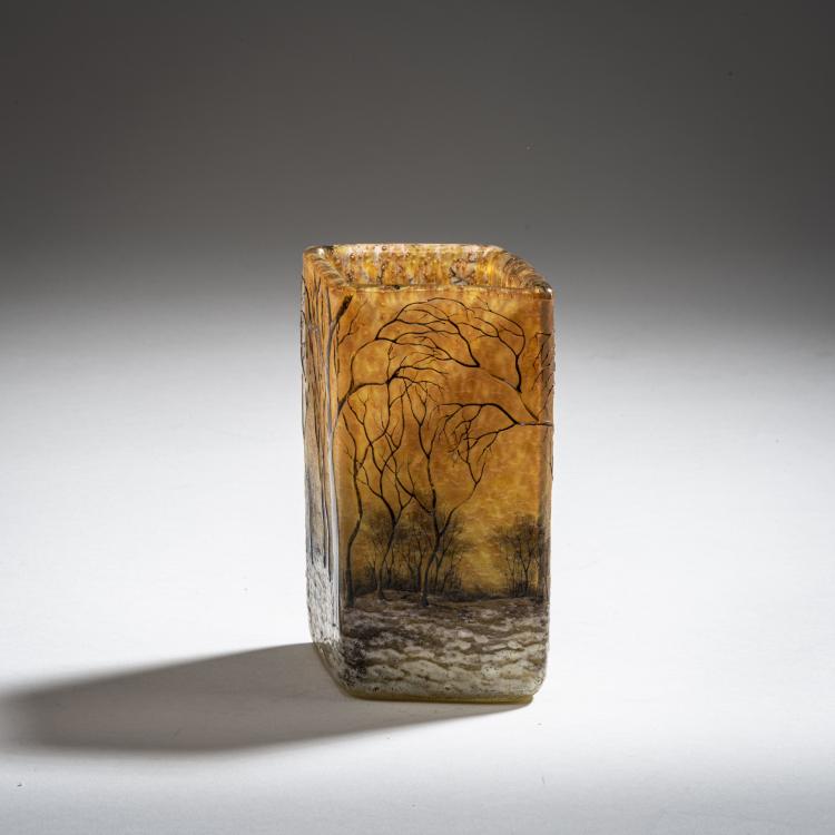 Bild 2 zu Objekt, Vase 'Cr&eacute;puscule neige' or 'Paysage d'hiver', c. 1902, Daum Fr&egrave;res, Nancy, 150B 132