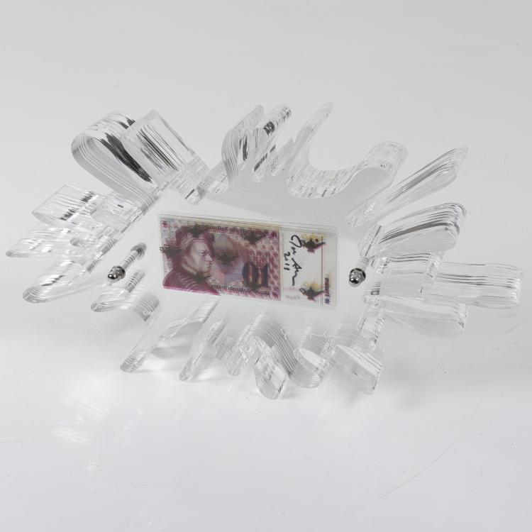 Bild 1 zu Objekt, 'ONE CMYK', 2019, John Armleder, 151C 661