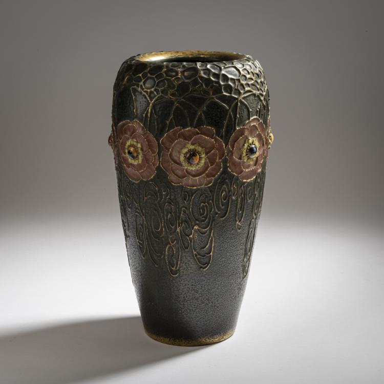Hauptbild zu Objekt, Vase, um 1902-04, Amphora-Werke Riessner, Stellmacher & Kessel, Turn-Teplitz, 150B 580
