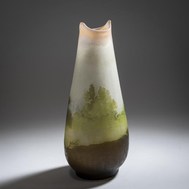 Bild 3 zu Objekt, Vase 'Paysage lacustre', 1906-14, Gall&eacute;, Etablissements, Nancy, 150B 192