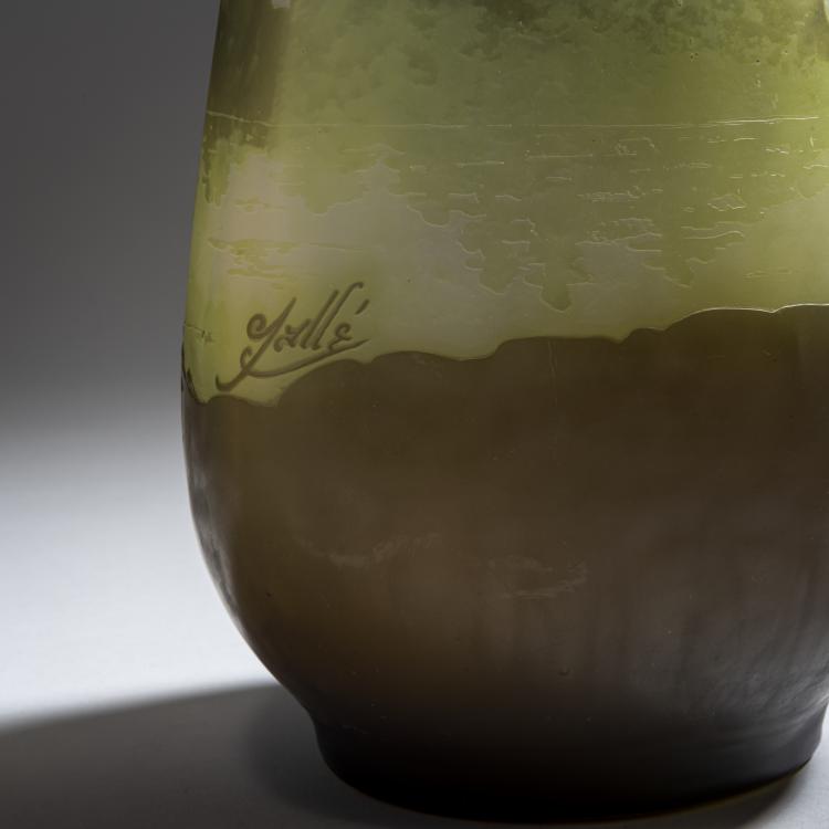 Bild 4 zu Objekt, Vase 'Paysage lacustre', 1906-14, Gall&eacute;, Etablissements, Nancy, 150B 192
