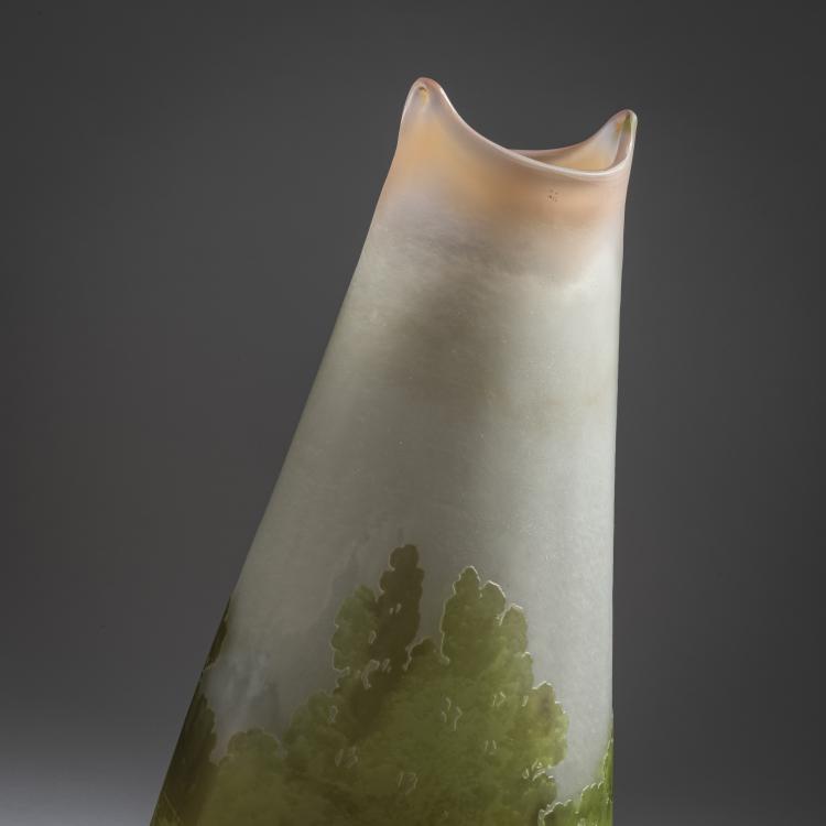 Bild 5 zu Objekt, Vase 'Paysage lacustre', 1906-14, Gall&eacute;, Etablissements, Nancy, 150B 192