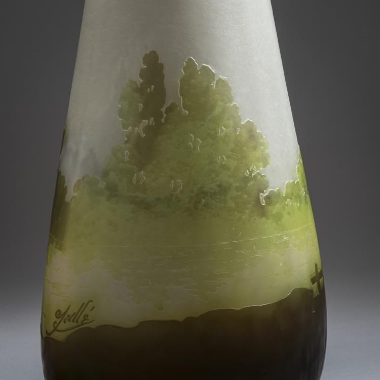 Bild 6 zu Objekt, Vase 'Paysage lacustre', 1906-14, Gall&eacute;, Etablissements, Nancy, 150B 192