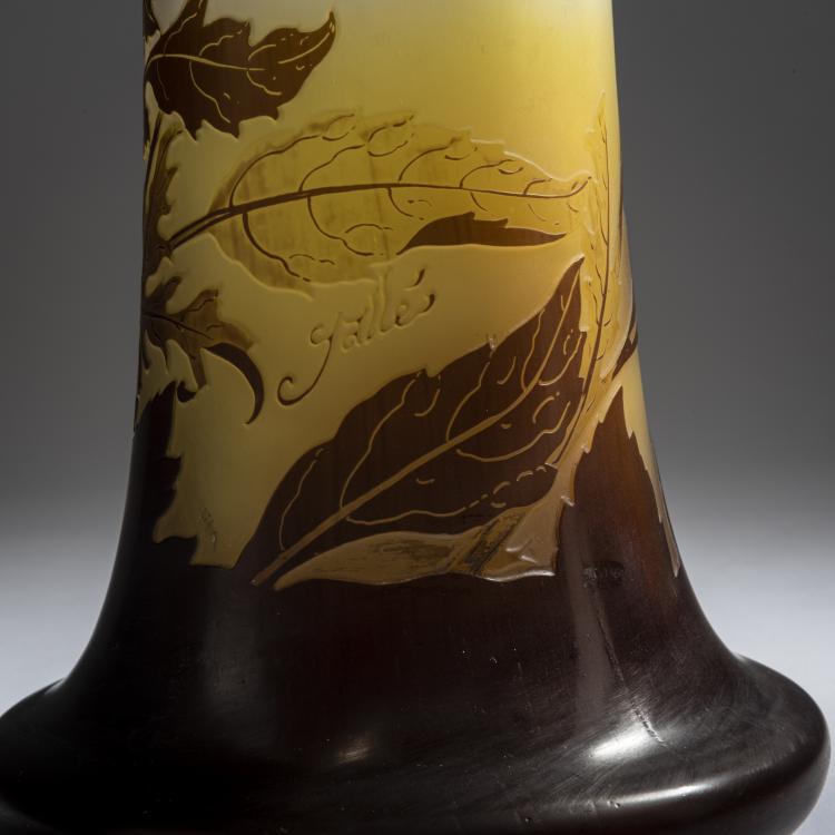 Bild 1 zu Objekt, Vase 'Pens&eacute;es', 1906-14, Gall&eacute;, Etablissements, Nancy, 150B 193