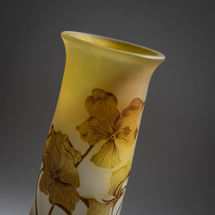 Bild 4 zu Objekt, Vase 'Pens&eacute;es', 1906-14, Gall&eacute;, Etablissements, Nancy, 150B 193