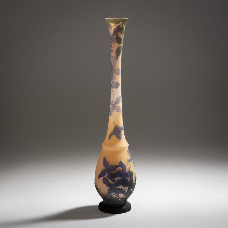 Hauptbild zu Objekt, Vase 'Cl&eacute;matites', 1905-08, Gall&eacute;, Etablissements, Nancy, 150B 188