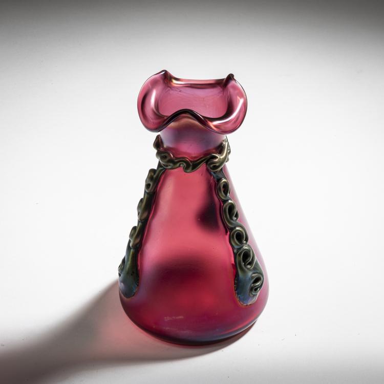 Bild 2 zu Objekt, Vase, 1900-1910, Elisabeth Glasfabrik; Habel, Wilhelm, Kosten, 150B 279