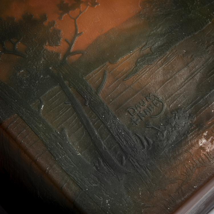 Bild 2 zu Objekt, Vase 'Paysage lacustre', 1905-10, Daum Fr&egrave;res, Nancy, 150B 137