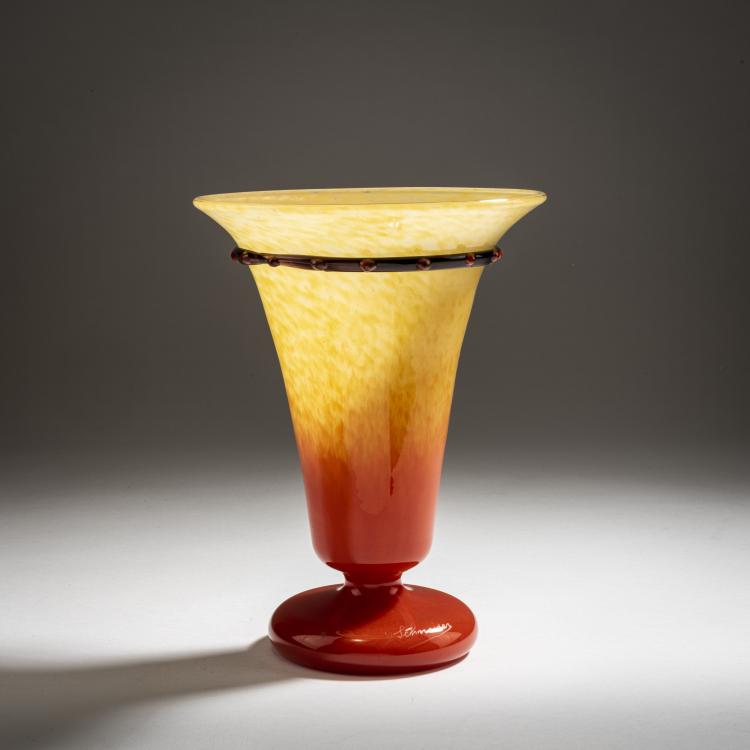 Hauptbild zu Objekt, Vase 'Bijou' 1918-20, Schneider, Epinay-sur-Seine, 150B 231