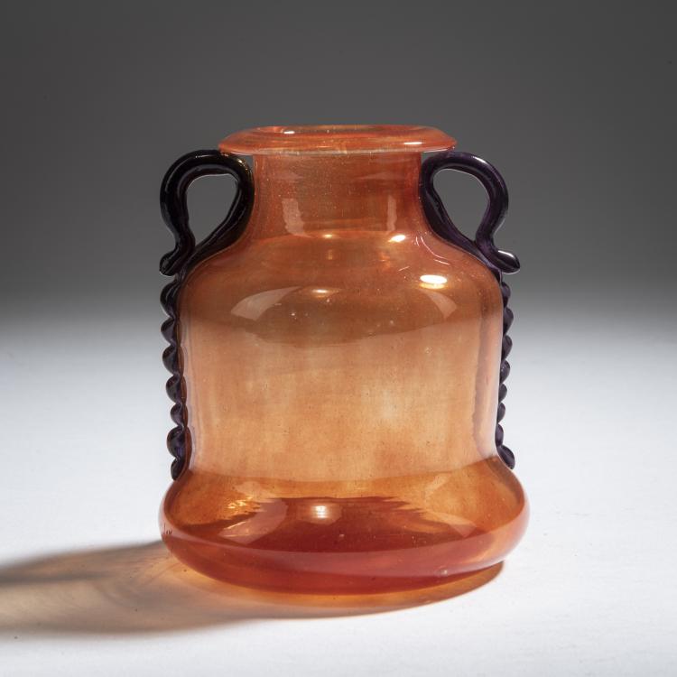 Hauptbild zu Objekt, Henkelvase 'Bijou', 1918-24, Schneider, Epinay-sur-Seine, 150B 235