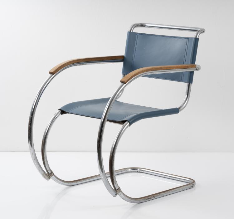 Bild 11 zu Objekt, Armchair 'MR 20', 1927, Ludwig Mies van der Rohe, Thonet, Frankenberg (zugeschrieben), 151A 37