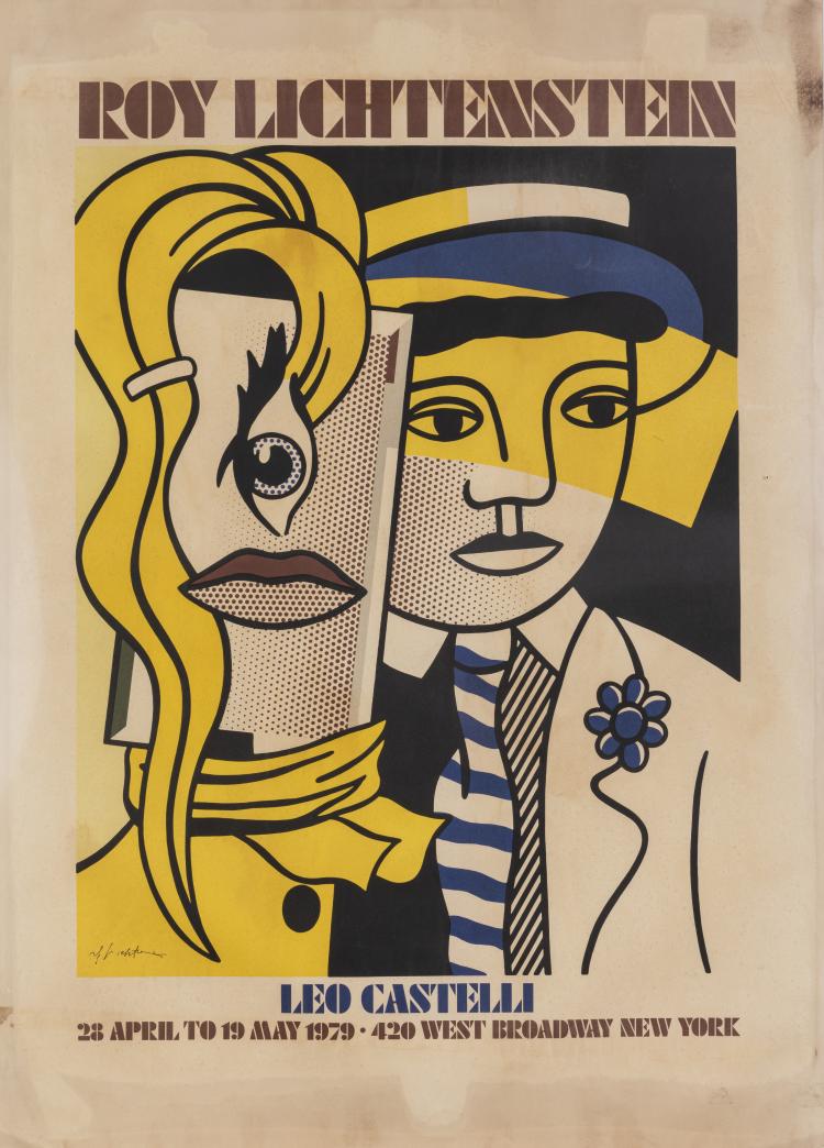 Hauptbild zu Objekt, Poster 'Roy Lichtenstein - Leo Castelli', 1979, Roy Lichtenstein, Castelli Gallery, 151C 722