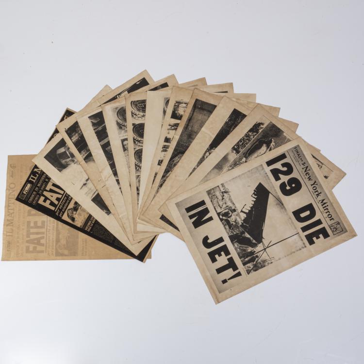 Hauptbild zu Objekt, 13 Lithographien 'Car Crashes, Death and Disasters', nach 1962 - 1964 (Motive), Druck wohl 1980, Andy Warhol, 151C 793