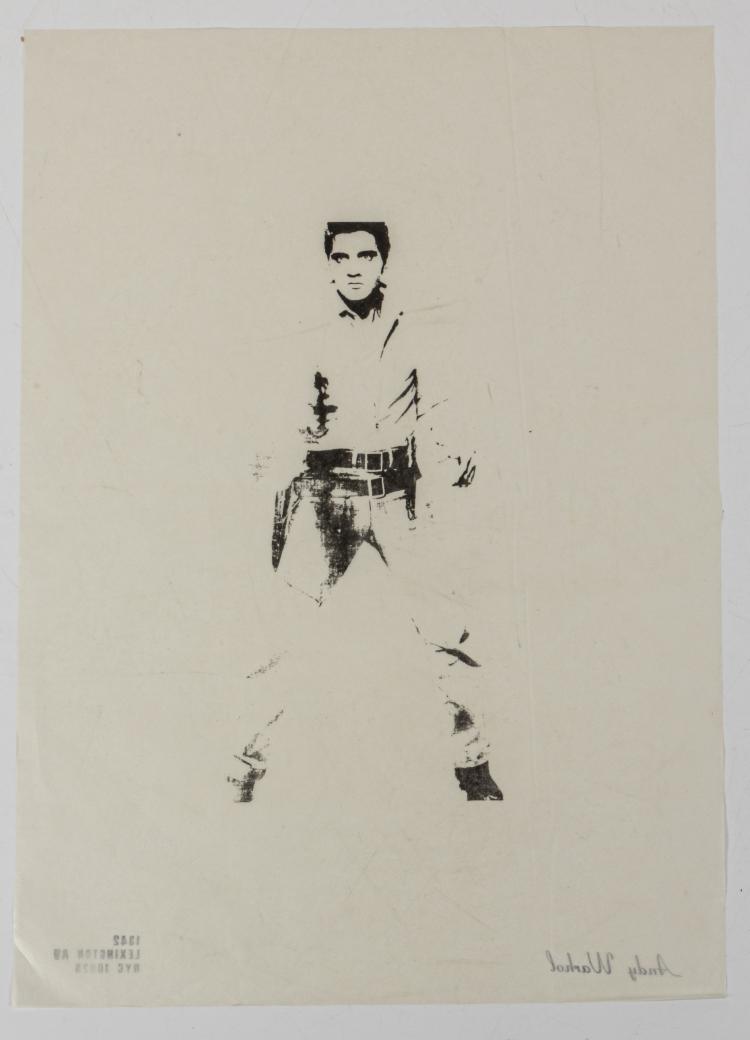 Hauptbild zu Objekt, 'Elvis', ca. 1961/1962, Andy Warhol, 151C 788