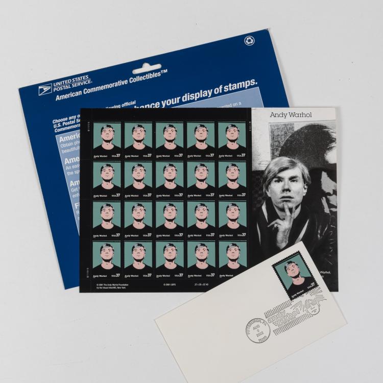 Hauptbild zu Objekt, Ersttagsbrief 'Andy Warhol', 2002, Andy Warhol, United States Postal Service, 151C 801