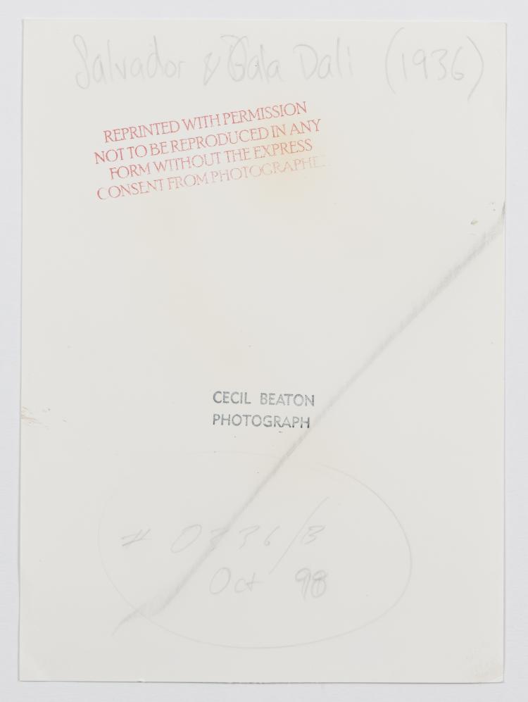 Bild 1 zu Objekt, 'Gala und Salvador Dal&iacute;', 1936 (Abzug wohl 1998), Cecil Beaton, 151C 816