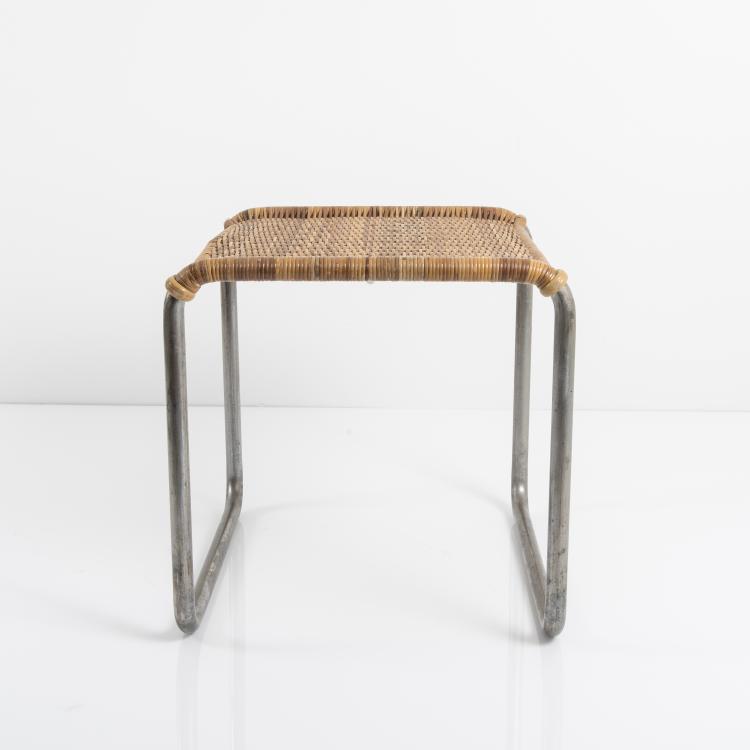 Bild 1 zu Objekt, 'MR 1' stool, 1927, Ludwig Mies van der Rohe, Berliner Metallgewerbe Joseph M&uuml;ller, Berlin oder Bamberg Metallwerkst&auml;tten, Berlin, 151A 38