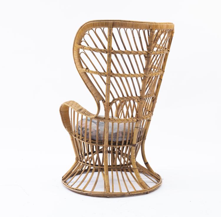 Bild 2 zu Objekt, Wicker chair, c. 1950, Gio Ponti, Bonacina, Vittorio & C., Como, 151B 328