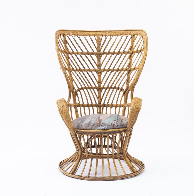 Bild 4 zu Objekt, Wicker chair, c. 1950, Gio Ponti, Bonacina, Vittorio & C., Como, 151B 328