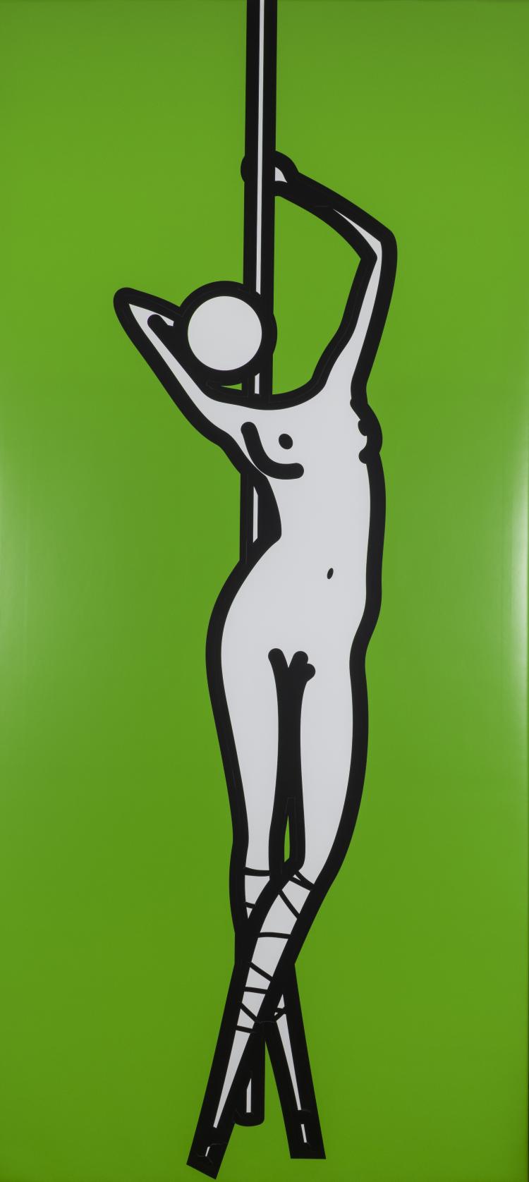 Hauptbild zu Objekt, 'This is Shahnoza / Shahnoza Pole Dancer', 2008, Julian Opie, 151C 734