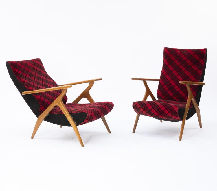 Bild 1 zu Objekt, Set of two armchairs, 1950s, Italien, 151B 331