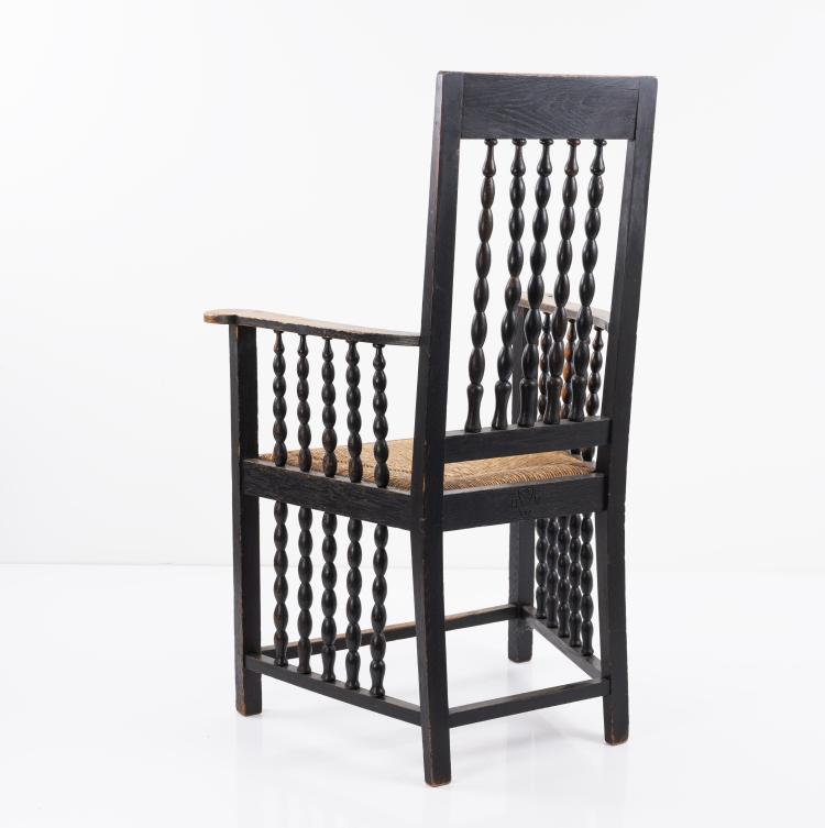Bild 4 zu Objekt, Armchair 'String of balls', c. 1910, Heinrich Vogeler, Vogeler, Franz, Worpswede, 151A 10