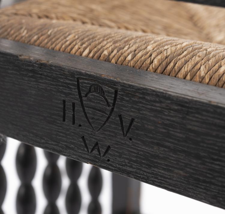 Bild 6 zu Objekt, Armchair 'String of balls', c. 1910, Heinrich Vogeler, Vogeler, Franz, Worpswede, 151A 10