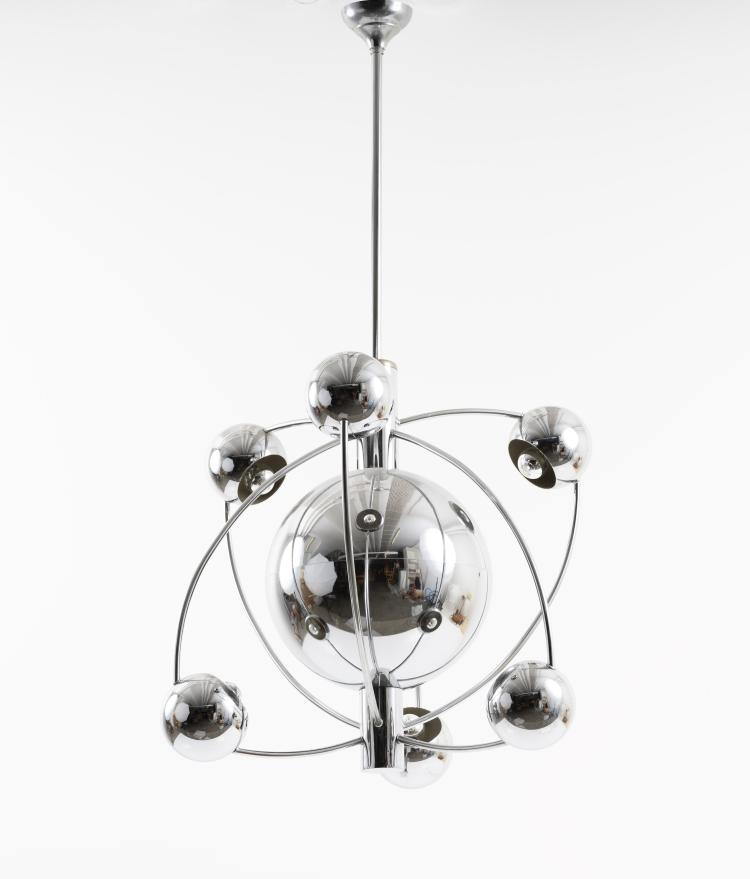 Hauptbild zu Objekt, Ceiling light 'Sputnik', c. 1960, Italien, 151B 411