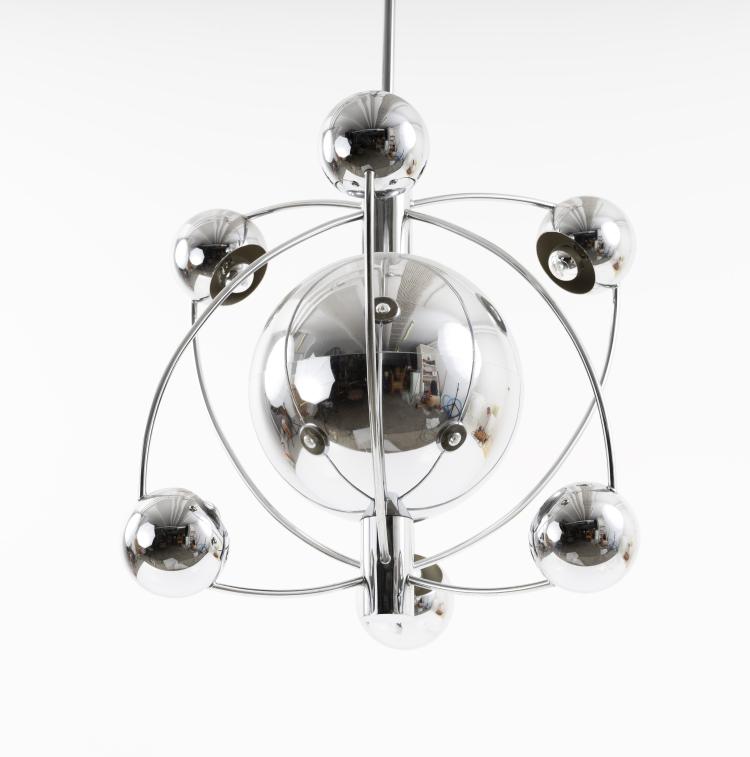 Bild 1 zu Objekt, Ceiling light 'Sputnik', c. 1960, Italien, 151B 411