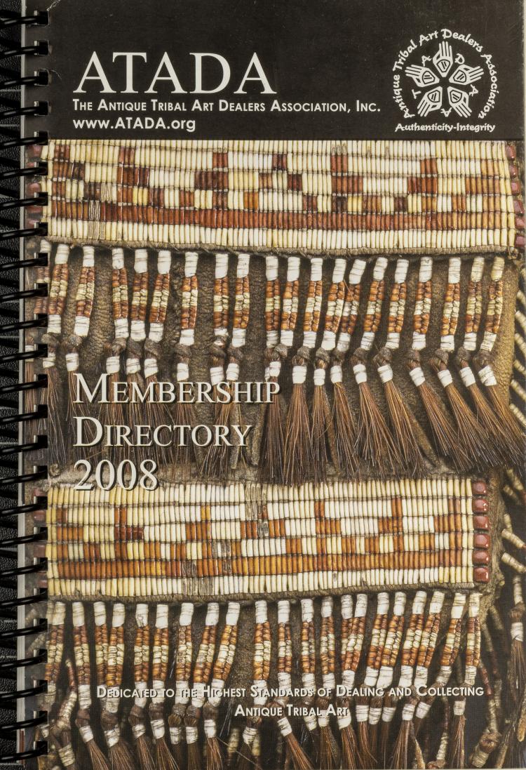 Hauptbild zu Objekt, ATADA Membership Directory, 2008, 151C 1015