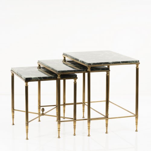 Set of three nesting tables, 1950s