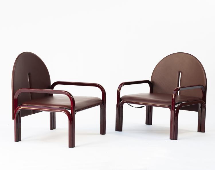 Bild 1 zu Objekt, Set of two '54 L' armchairs, 1976, Gae Aulenti, Knoll International, New York, 151B 553