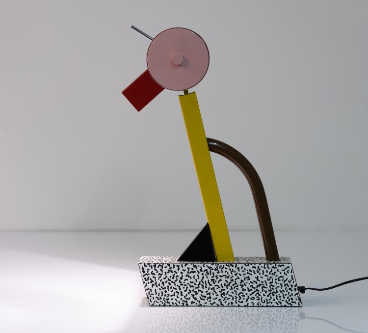 Hauptbild zu Objekt, Tischleuchte 'Tahiti', 1981, Ettore Sottsass, Memphis, Mailand, 151B 561