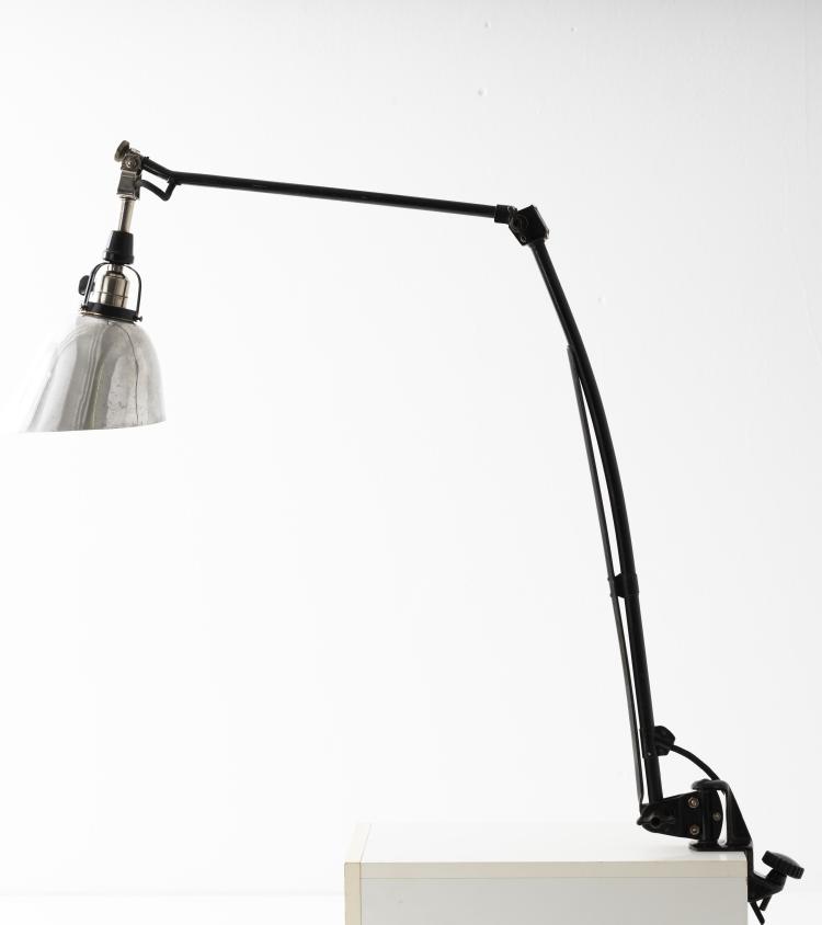 Hauptbild zu Objekt, 'Midgard 114' clamp light, c. 1926, Curt Fischer, R&ouml;nneberger & Fischer; Industriewerke Auma, 151A 54