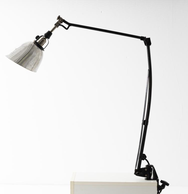 Bild 1 zu Objekt, 'Midgard 114' clamp light, c. 1926, Curt Fischer, R&ouml;nneberger & Fischer; Industriewerke Auma, 151A 54