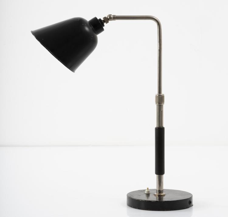 Bild 1 zu Objekt, 'Goethe' table light, c. 1930, B&uuml;nte & Remmler, Frankfurt, 151A 48