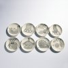 Set of eight 'Banca Unione' plates, 1970s