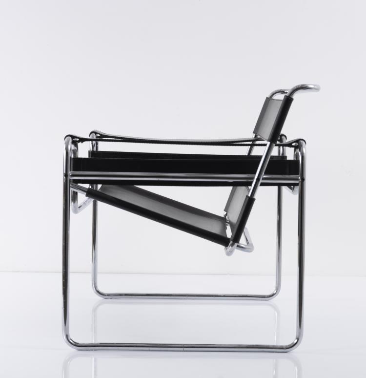 Bild 9 zu Objekt, Armlehnsessel 'B3 - Wassily', 1925, Marcel Breuer, Gavina, Mailand, 151A 195