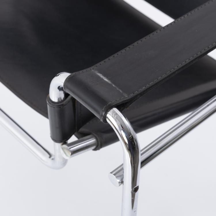 Bild 13 zu Objekt, Armlehnsessel 'B3 - Wassily', 1925, Marcel Breuer, Gavina, Mailand, 151A 195