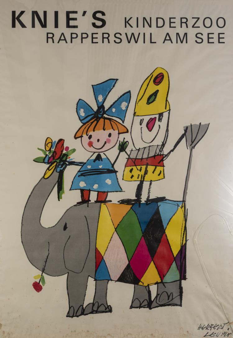 Bild 1 zu Objekt, Set of two Posters 'Knie', 1956, Herbert Leupin, 151A 210