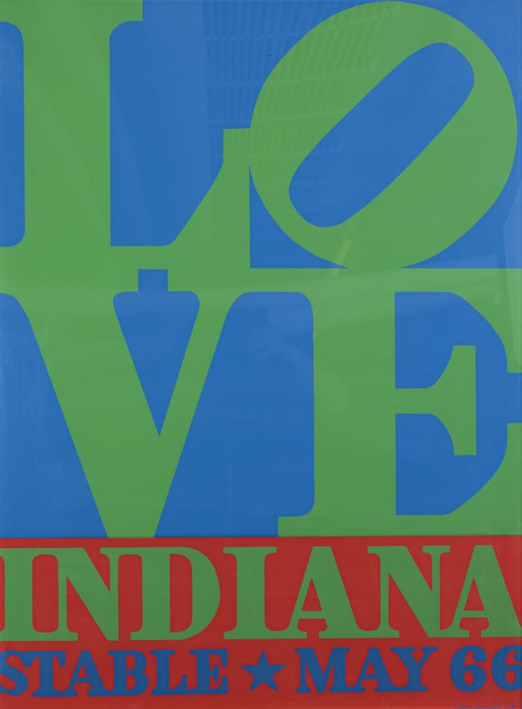 Hauptbild zu Objekt, Plakat 'Love Stable May 66', 1971, Robert Indiana, 151A 209