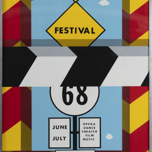 Poster 'Lincoln Center Festival 68', 1968